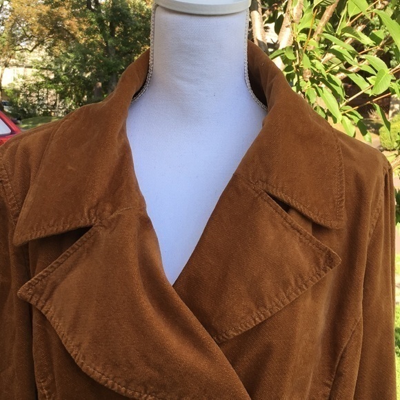 MOSSIMO SUPPLY CO rust colored corduroy jacket - Picture 3 of 14